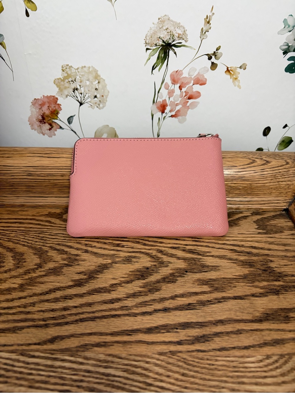 Coach Pink Leather Wristlet Clutch - Picture 2 of 4